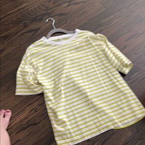 ARKET oversized stripe tee sz S